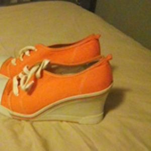 High top tennis shoes